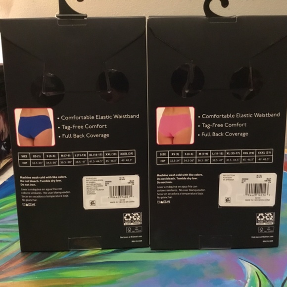 NEW, COTTON STRETCH, COMFORT WAISTBAND, SIZE MEDIUM (7-9) 10 PAIRS. - Picture 2 of 4